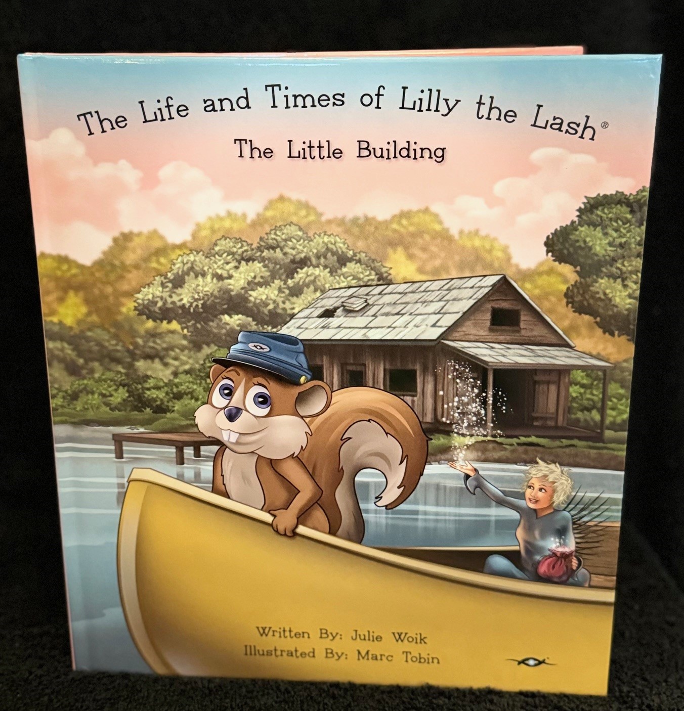 Children's picture book hardcover with a gloss laminated illustrated cover